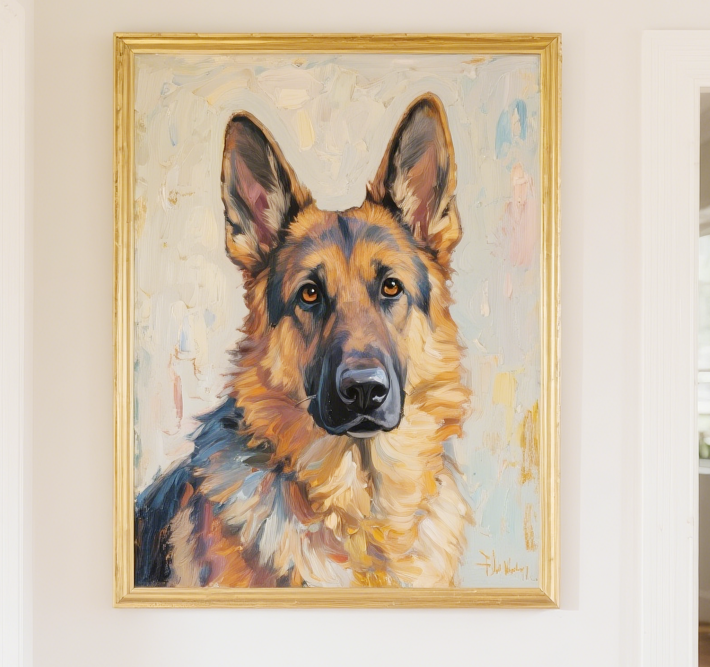 Custom dog oil painting, Custom pet oil painting, pet portrait oil, dog custom portrait, gift for dog lover gift
