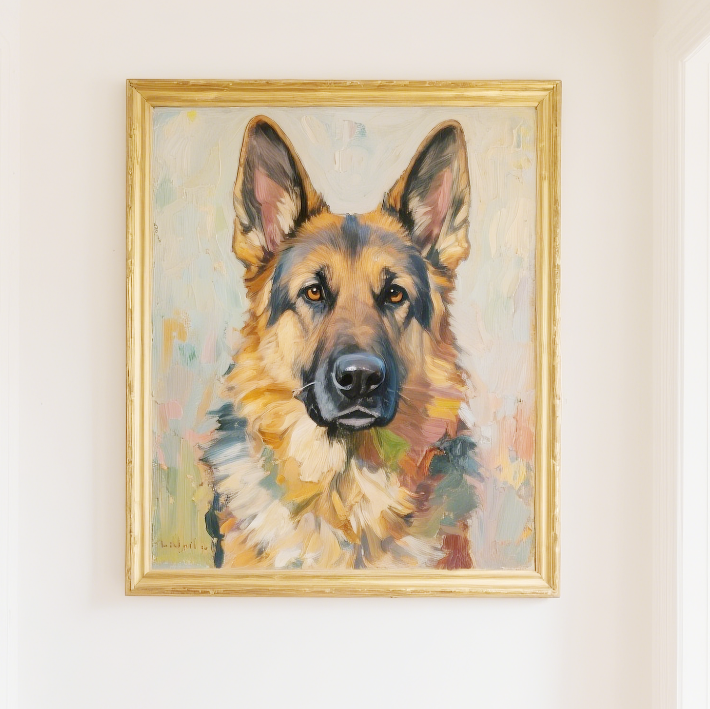 Custom dog oil painting, Custom pet oil painting, pet portrait oil, dog custom portrait, gift for dog lover gift