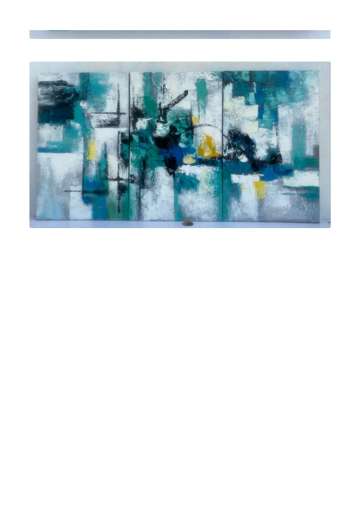 Abstract Hand Painted Acrylic Painting Oil painting 3D Textured Wall Art-Cross Dark