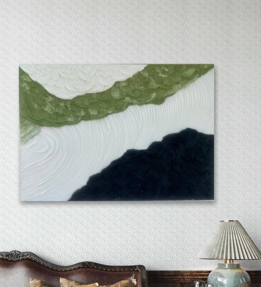 Hand Painted Abstract Acrylic Painting Oil painting 3D Textured Wall Art Home decor-Abstract Textured Art
